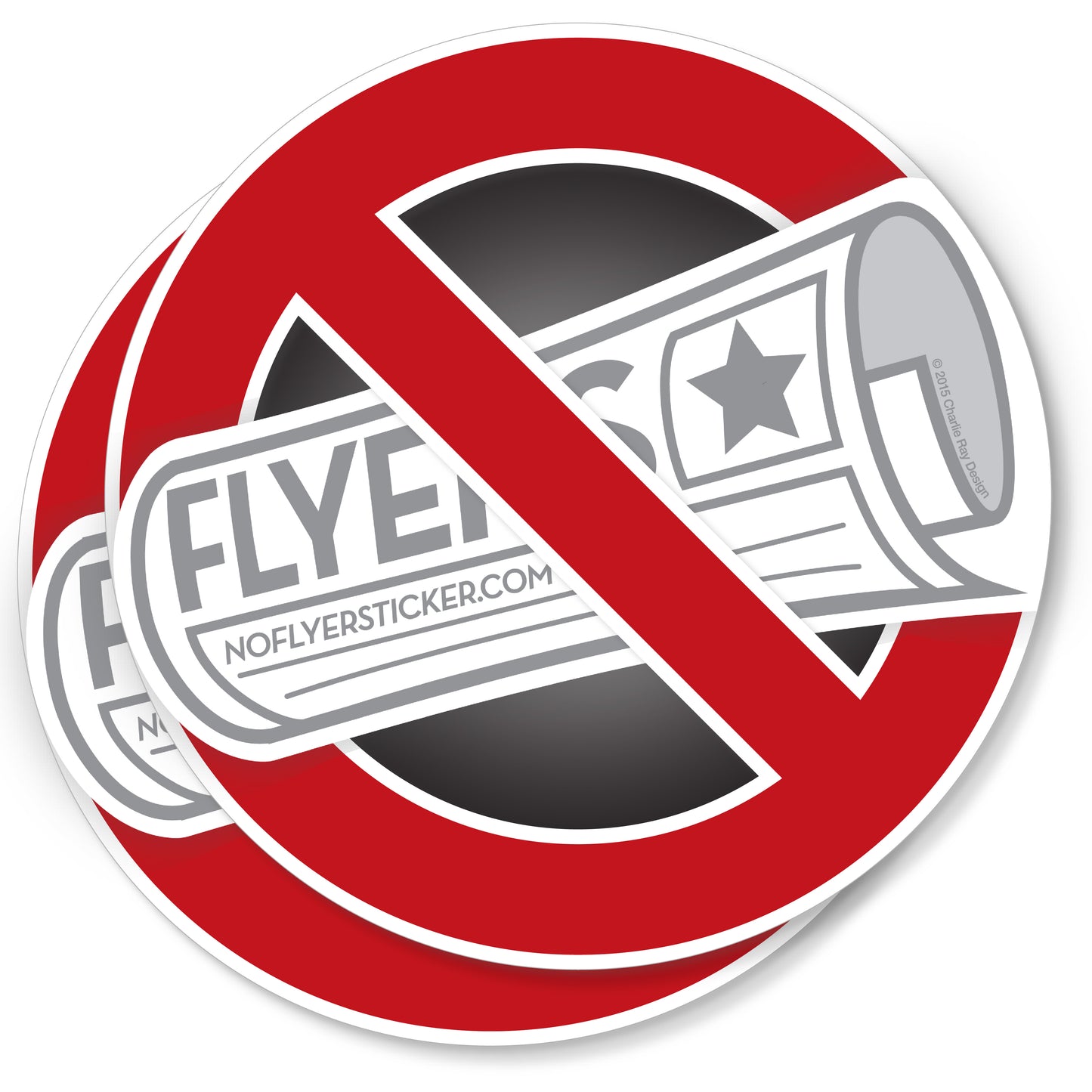 No Flyers Sticker