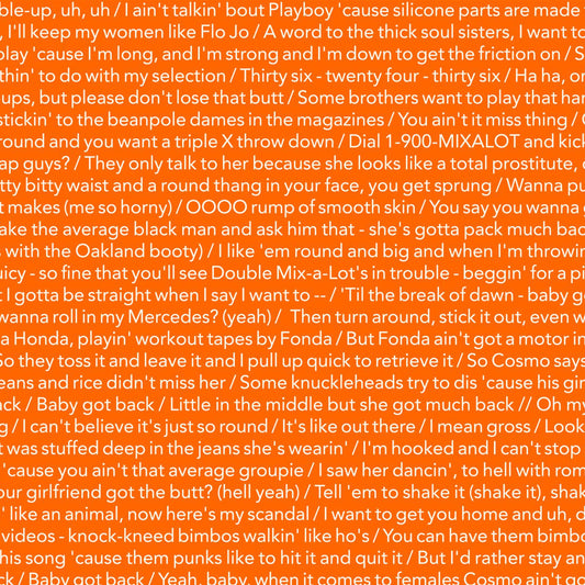 Gift Rap: Officially Licensed Rap Lyric Wrapping Paper