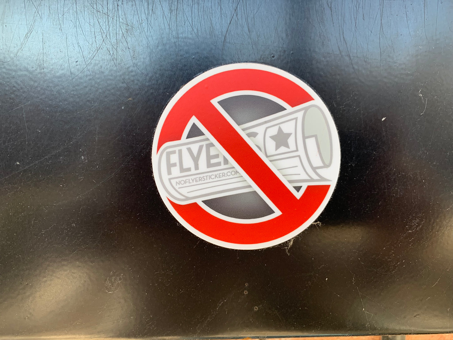 No Flyers Sticker